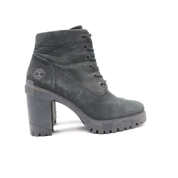 Timberland Shoes - Timberland Lana Point 6 Inch Lace Up Black Nubuck Women's Size 8 Heeled Boots